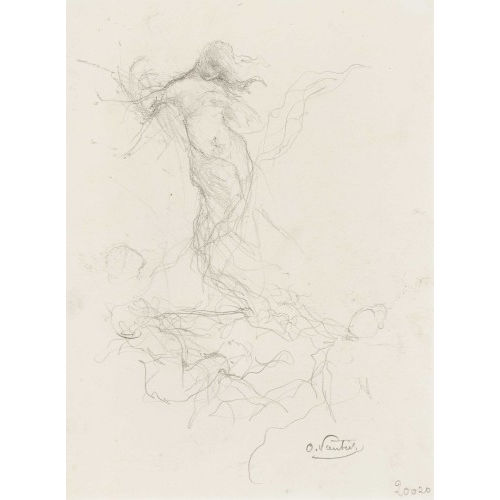OTTO VAUTIER : Jeune femme (DOBIASCHOFSKY AUKTIONEN AG)