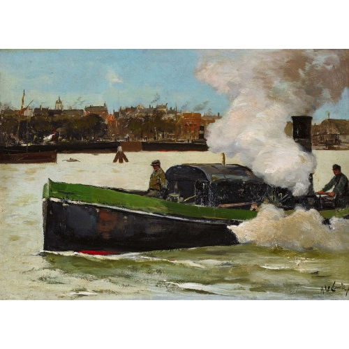 ADOLF LE COMTE : Dampfboot (DOBIASCHOFSKY AUKTIONEN AG)