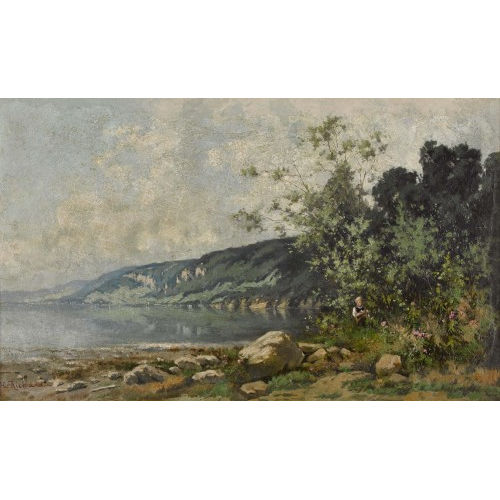 HORTENSE RICHARD : M�dchen am Seeufer (DOBIASCHOFSKY AUKTIONEN AG)