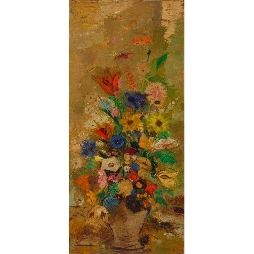 MARGHERITA OSSWALD-TOPPI : Stillleben mit Blumenstrauss in Vase (DOBIASCHOFSKY AUKTIONEN AG)