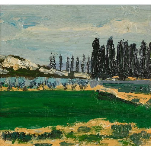 GEORGES BORGEAUD : 'Plaine des Baux' (DOBIASCHOFSKY AUKTIONEN AG)