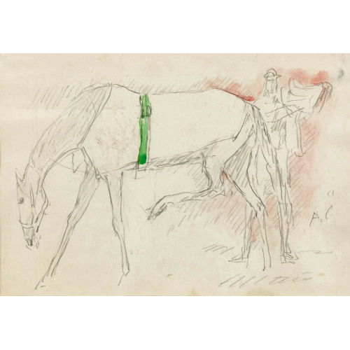 ALOIS CARIGIET : Reiter und Pferd (DOBIASCHOFSKY AUKTIONEN AG)