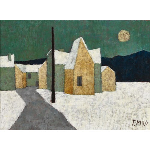 FRANK (EIGTL. RAYMOND MILO : 'Paysage de neige (Savoie)' (DOBIASCHOFSKY AUKTIONEN AG)