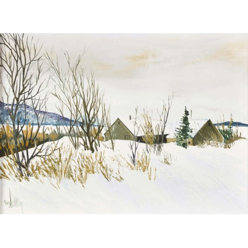 MICHEL PERRIN : Winterlandschaft (DOBIASCHOFSKY AUKTIONEN AG)