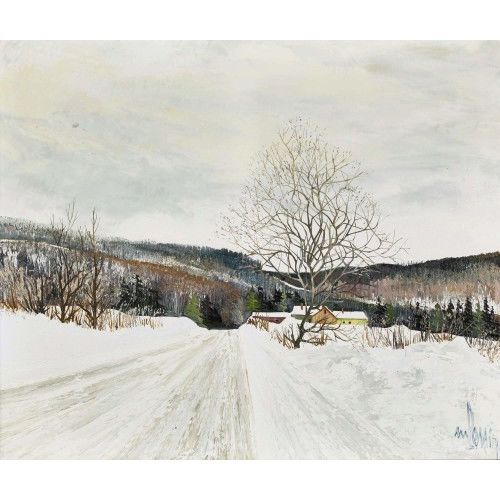MICHEL PERRIN : Winterlandschaft (DOBIASCHOFSKY AUKTIONEN AG)