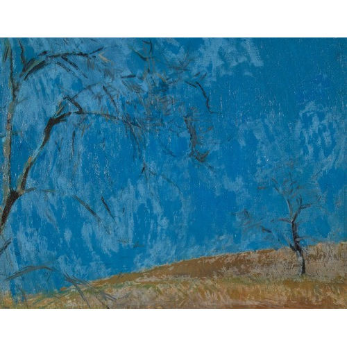 WERNER GFELLER : Herbstlandschaft unter blauem Himmel (DOBIASCHOFSKY AUKTIONEN AG)