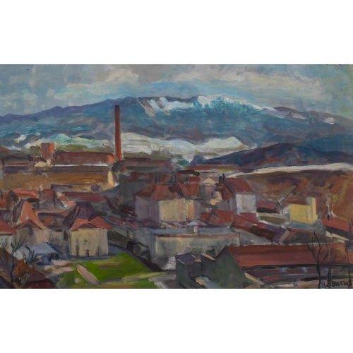 RAYMOND BUCHS : 'Le quartier industriel P�rolles (Fribourg)' (DOBIASCHOFSKY AUKTIONEN AG)
