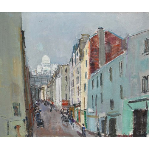RUDOLF ZENDER : 'Rue de Chartres, avec Sacr� Coeur' (DOBIASCHOFSKY AUKTIONEN AG)