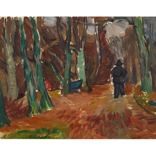 HEROLD JULIUS HOWALD : Mann im Wald (DOBIASCHOFSKY AUKTIONEN AG)