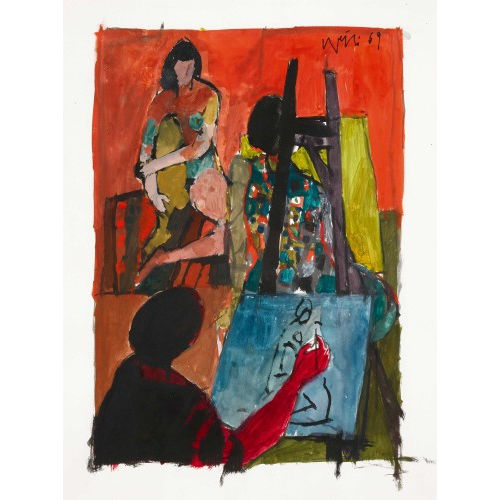 HUGO WETLI : Im Atelier (DOBIASCHOFSKY AUKTIONEN AG)