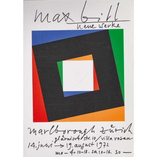 MAX BILL : 'max bill neue werke marlborough z�rich 1972' (DOBIASCHOFSKY AUKTIONEN AG)