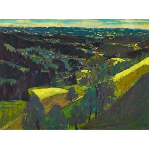 FRED BAUMANN : Sp�tsommerliche Landschaft (DOBIASCHOFSKY AUKTIONEN AG)