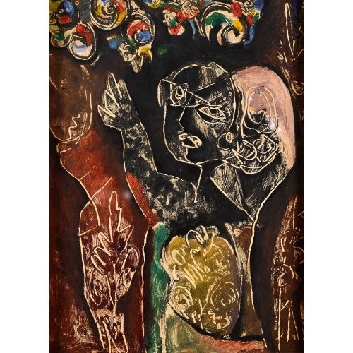 B�LA K�D�R : Frau mit erhobenen Armen (DOBIASCHOFSKY AUKTIONEN AG)