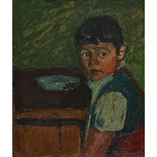 ALBERT SCHNYDER : 'Willy am Tisch' (DOBIASCHOFSKY AUKTIONEN AG)