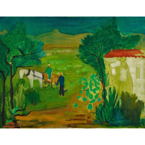 WALTER SCH�LCHLI : 'Kanarische Landschaft' (DOBIASCHOFSKY AUKTIONEN AG)