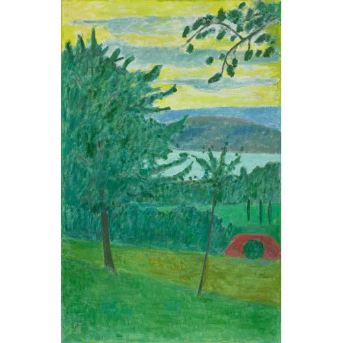 PETER THALMANN : 'Landschaft am See' (DOBIASCHOFSKY AUKTIONEN AG)