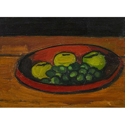 ALBERT SCHNYDER : 'Der rote Teller' (DOBIASCHOFSKY AUKTIONEN AG)