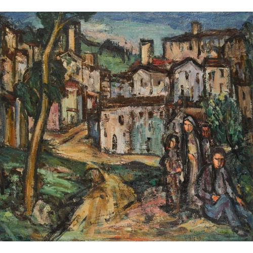 WALTER HELBIG : 'Tessiner Dorf' (DOBIASCHOFSKY AUKTIONEN AG)