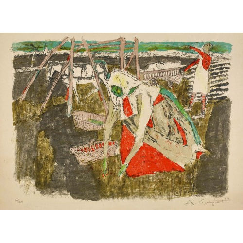 ALOIS CARIGIET : Feldarbeit (DOBIASCHOFSKY AUKTIONEN AG)