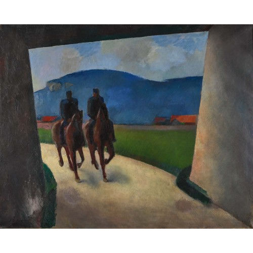 VICTOR SURBEK : 'I cavalieri' (DOBIASCHOFSKY AUKTIONEN AG)