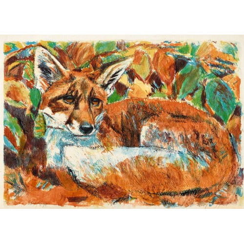 FRITZ HUG : Liegender Fuchs (DOBIASCHOFSKY AUKTIONEN AG)