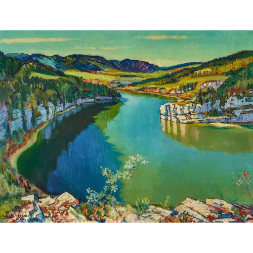 CHARLES L'EPLATTENIER : 'Bassin de Doubs' (DOBIASCHOFSKY AUKTIONEN AG)