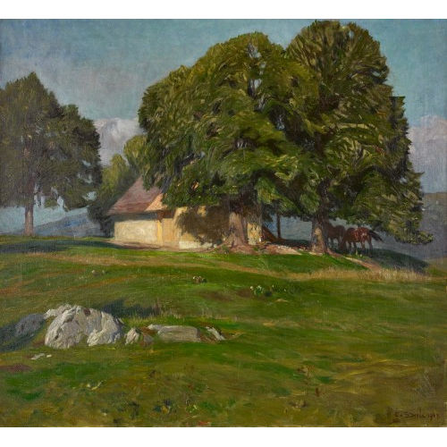 EMIL SCHILL : 'Auf der Weide' (DOBIASCHOFSKY AUKTIONEN AG)
