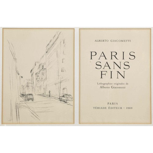 ALBERTO GIACOMETTI : 'Paris sans fin' (DOBIASCHOFSKY AUKTIONEN AG)