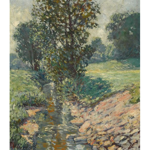 FRITZ OSSWALD : 'Wiesenbach' (DOBIASCHOFSKY AUKTIONEN AG)