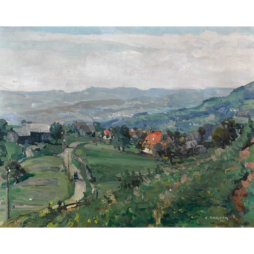 ALFRED MARXER : Landschaft im Z�rcher Oberland (DOBIASCHOFSKY AUKTIONEN AG)