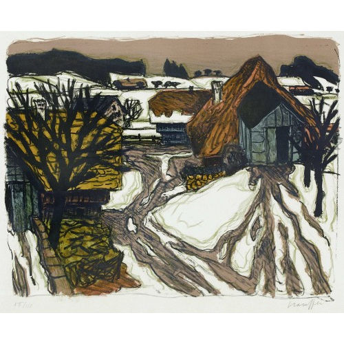 FRED STAUFFER : Schneeschmelze (DOBIASCHOFSKY AUKTIONEN AG)