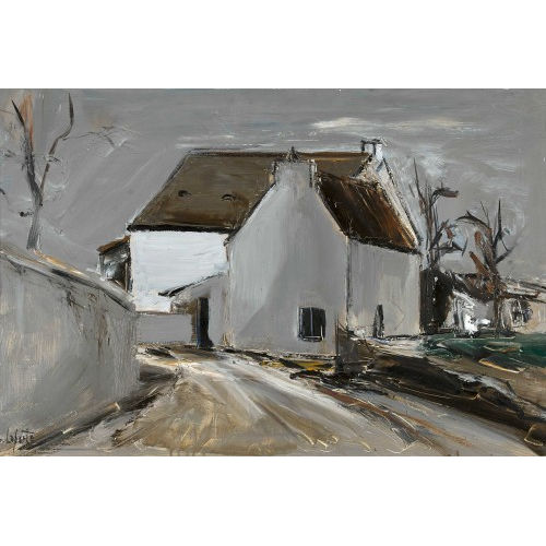 GEORGES LAPORTE : 'Village bourguignon' (DOBIASCHOFSKY AUKTIONEN AG)