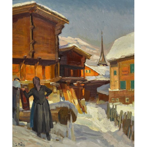 ERNST II HODEL : 'Mnster in Goms' (DOBIASCHOFSKY AUKTIONEN AG)