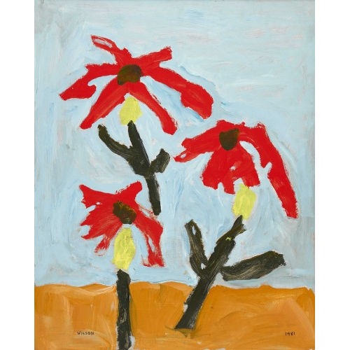 PHILIPPE VISSON : Fleurs (DOBIASCHOFSKY AUKTIONEN AG)