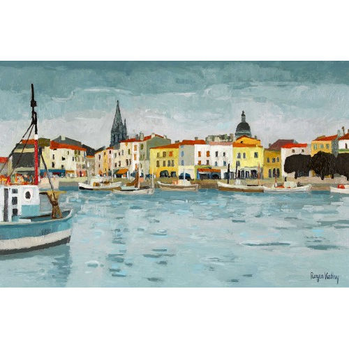 ROGER KATHY : Le port (DOBIASCHOFSKY AUKTIONEN AG)