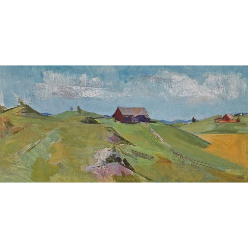 HANS ROHNER : H�gelige Landschaft (DOBIASCHOFSKY AUKTIONEN AG)