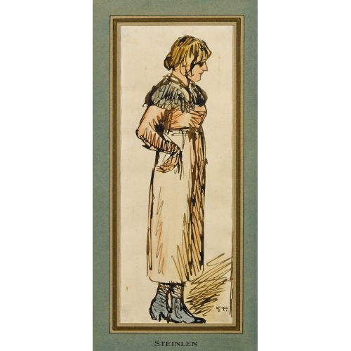 TH�OPHILE-ALEXANDRE STEINLEN : Frau (DOBIASCHOFSKY AUKTIONEN AG)
