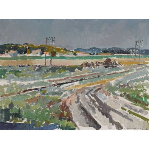 ALBERT NEUENSCHWANDER : 'S�dliche Landschaft' (DOBIASCHOFSKY AUKTIONEN AG)