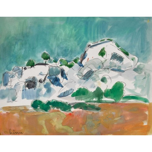 CARL WALTER LINER : H�gelige Landschaft (DOBIASCHOFSKY AUKTIONEN AG)