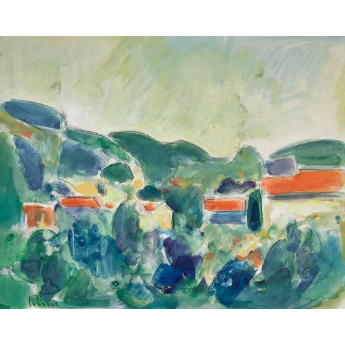 CARL WALTER LINER : Sommerliche Landschaft (DOBIASCHOFSKY AUKTIONEN AG)
