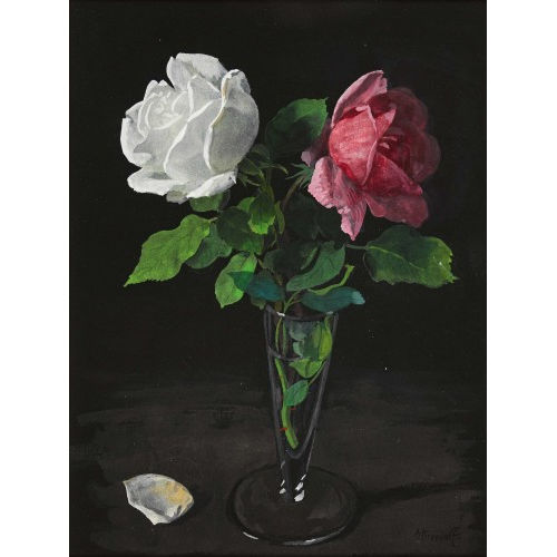 ERNST KREIDOLF : 'Rosen' (DOBIASCHOFSKY AUKTIONEN AG)