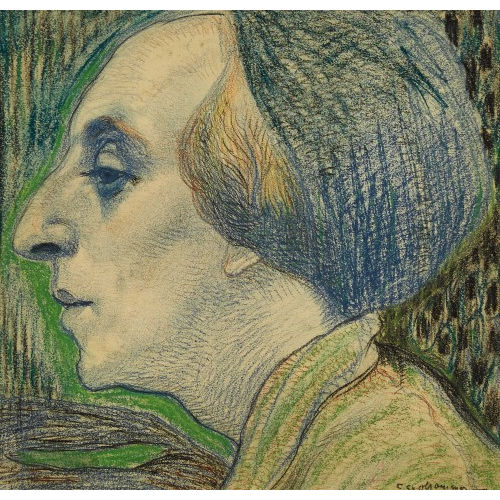 CHARLES-CLOS OLSOMMER : Autoportrait (DOBIASCHOFSKY AUKTIONEN AG)