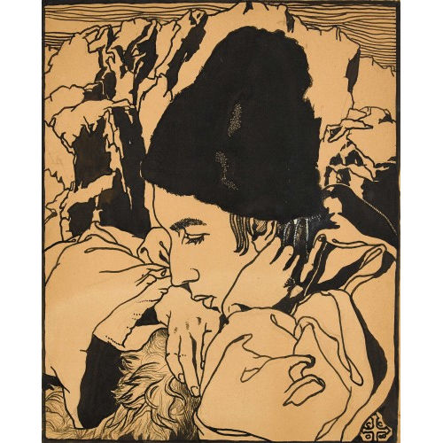 CHARLES-CLOS OLSOMMER : Portrait de Carlo Olsommer � l'age de 18 ans (DOBIASCHOFSKY AUKTIONEN AG)