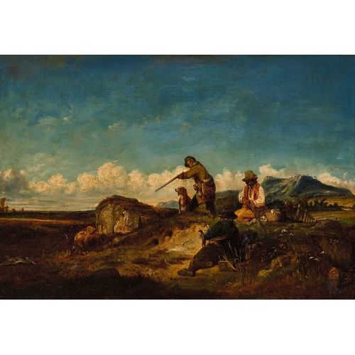FRANK BUCHSER : Die Hasenjagd (DOBIASCHOFSKY AUKTIONEN AG)