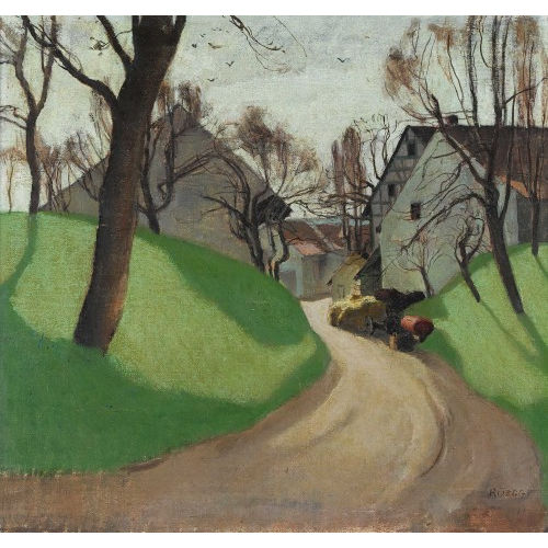 ERNST ALBERT R�EGG : 'Dorfpartie bei Siblingen' (DOBIASCHOFSKY AUKTIONEN AG)
