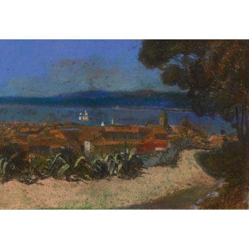 WERNER NEUHAUS : 'Hafen von St. Tropez' (DOBIASCHOFSKY AUKTIONEN AG)