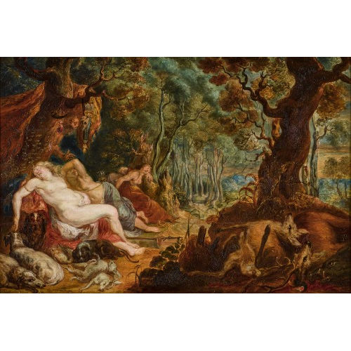JAN THOMAS VAN (AUCH IEPEREN YPEREN : Die schlafende Diana (DOBIASCHOFSKY AUKTIONEN AG)