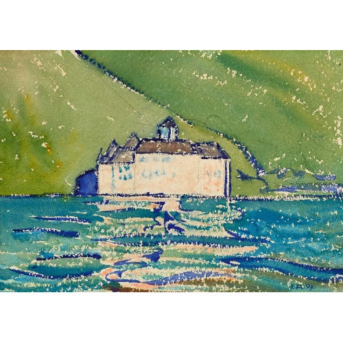 CUNO AMIET : Schloss Chillon (DOBIASCHOFSKY AUKTIONEN AG)