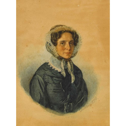 JOHANN FRIEDRICH DIETLER : Portr�t der Henriette Marie von Graffenried (DOBIASCHOFSKY AUKTIONEN AG)
