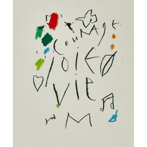 RUDOLF MUMPRECHT : 'courage joie vie' (DOBIASCHOFSKY AUKTIONEN AG)